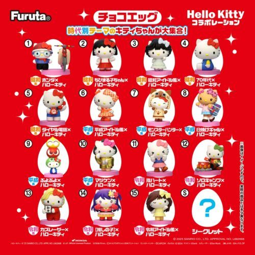 チョコエッグ ハローキティ 取扱い店はどこ？コンビニは？配列や再販売