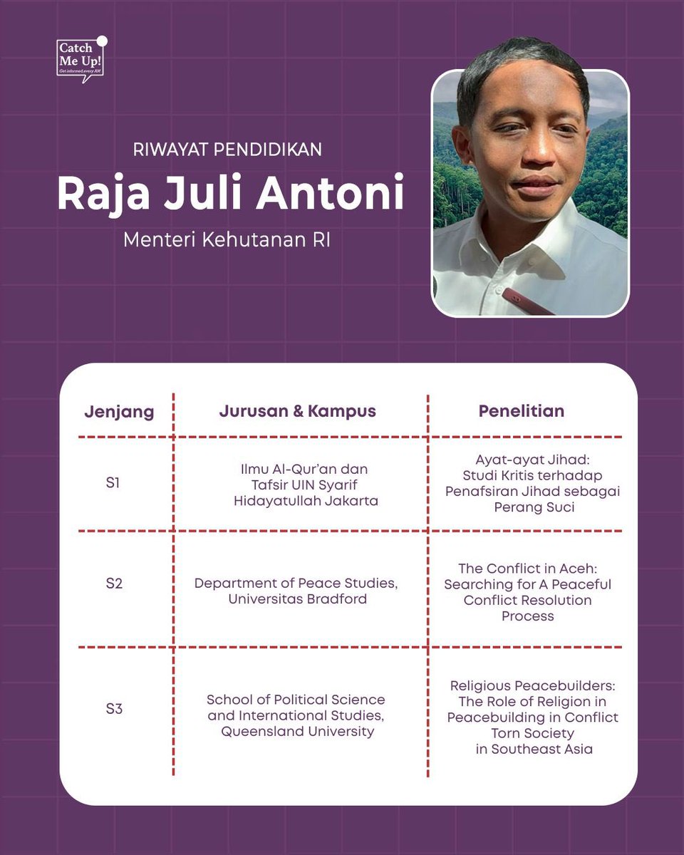 Positive thinking aja, guys. Mungkin pengetahuan soal kehutanannya dapet dari bootcamp
