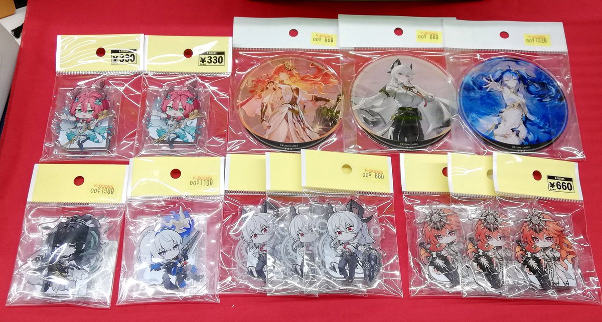 入荷情報】 『鳴潮』より 鳴潮×Gratte第2弾 ◇ミニアクリルスタンド