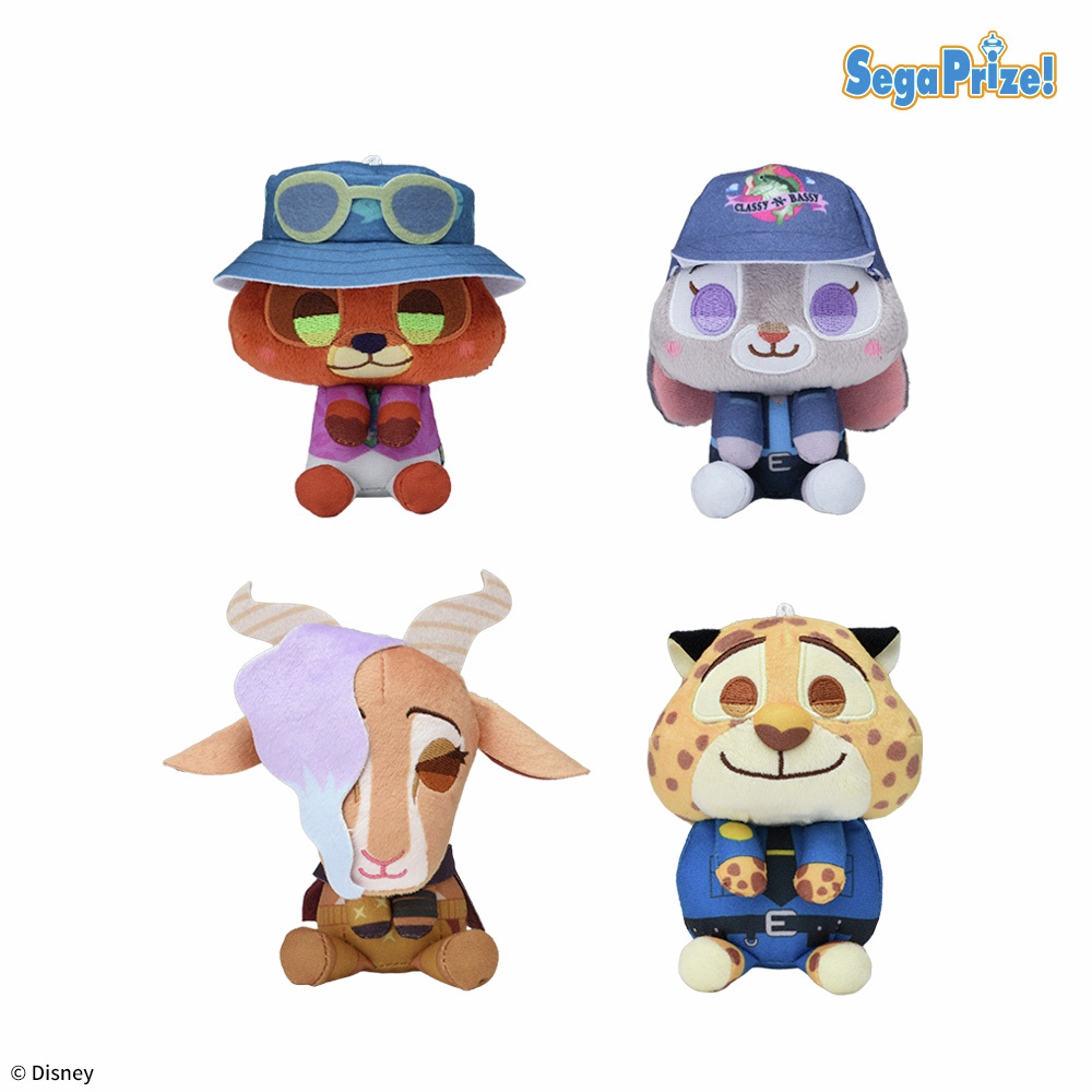 ズートピア2 &youマスコット 全12種 コンプリート プライズ】 12月5日公開の映画『ズートピア2』のキャラクターたちが