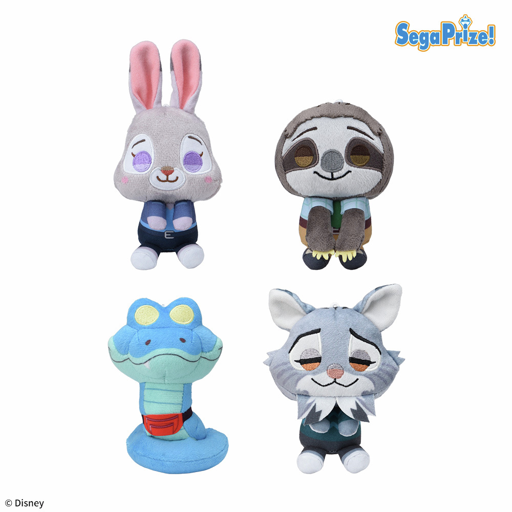 ズートピア2 &youマスコット 全12種 コンプリート プライズ】 12月5日公開の映画『ズートピア2』のキャラクターたちが