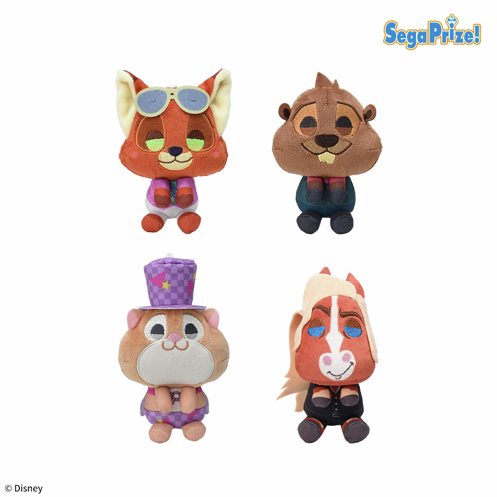 ズートピア2 &youマスコット 全12種 コンプリート プライズ】 12月5日公開の映画『ズートピア2』のキャラクターたちが
