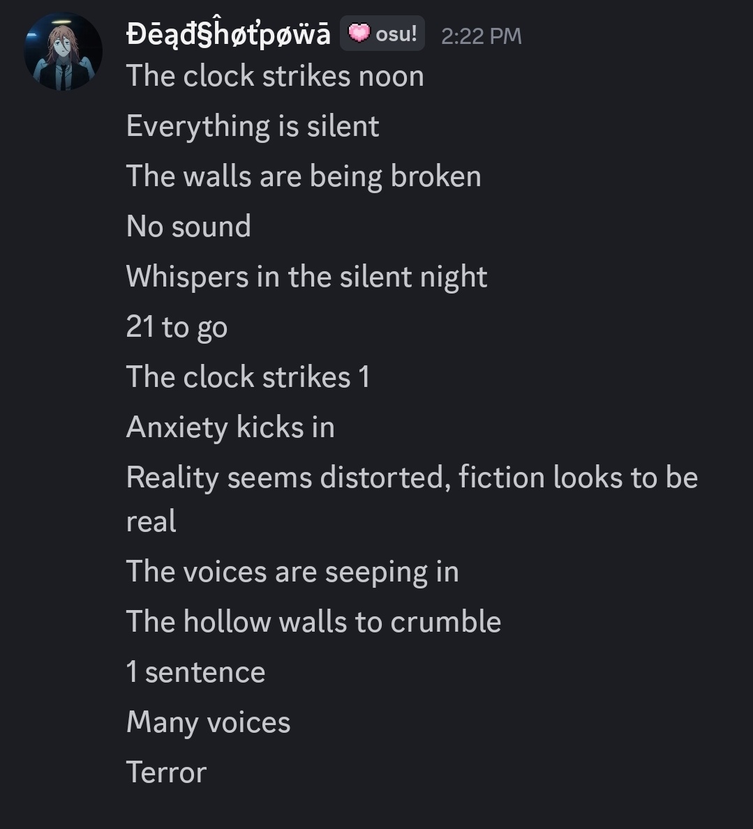 Normal experiences during final exams