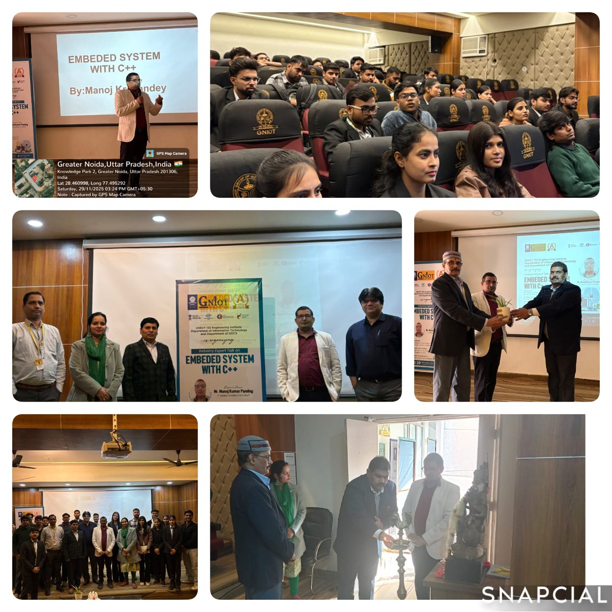 GNIOTCollege's tweet image. GNIOT IT and DDCS hosted an expert talk on Embedded Systems with C++, enriching students’ technical skills for placements.
 #CareerBuilding #GNIOTEvents #SuccessStory