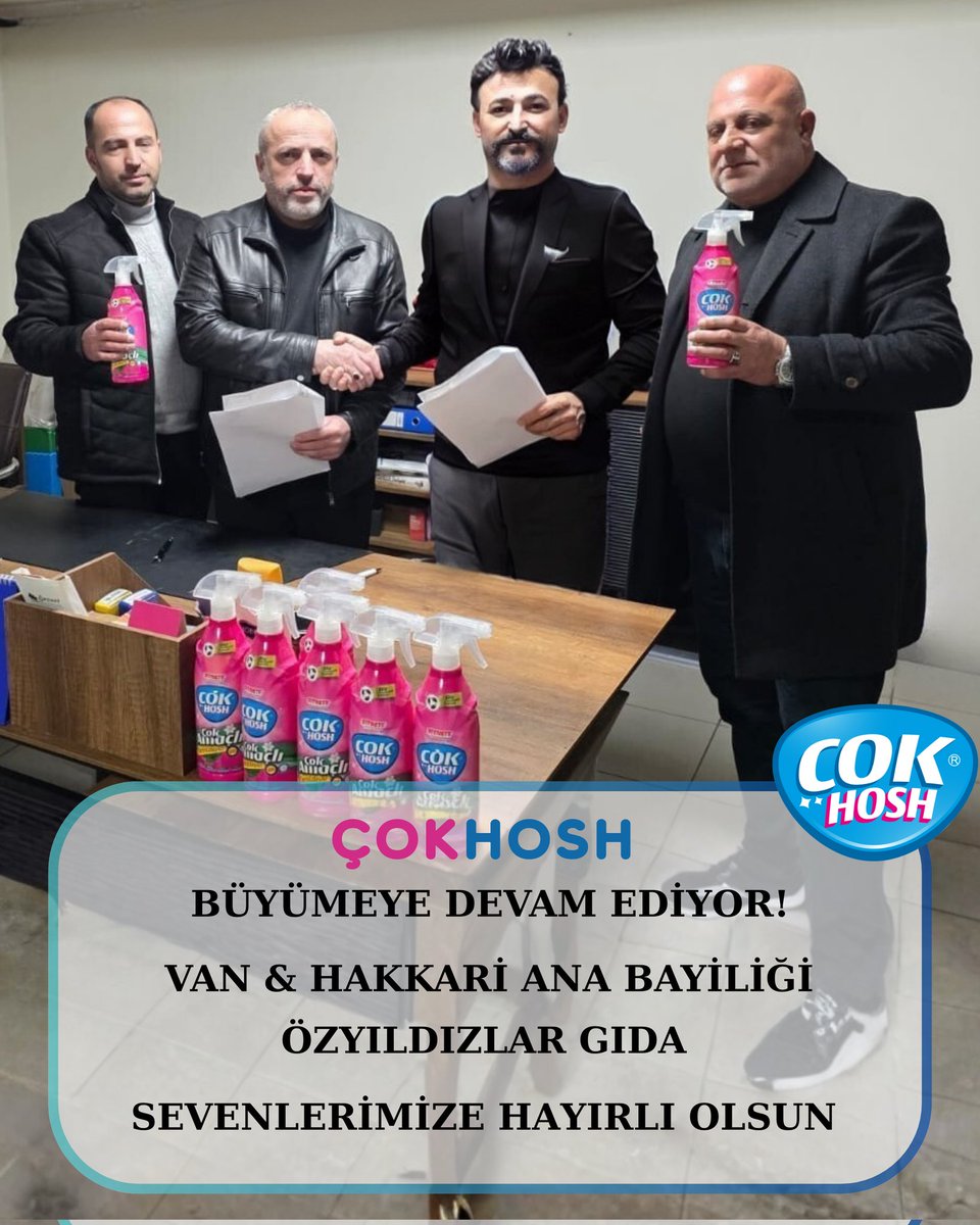 Cokhosh Van ve Hakkari Ana bayiliği için bölgenin en büyük toptancılarından olan ÖZYILDIZLAR Gıda Pazarlama ile yaptığımız sözleşme sevenlerimize hayırlı olsun.
#van #hakkari #cokhosh #sitrettmx #bayilikfırsatı 
<a href="/cokhosh7807/">ÇokHosh</a>