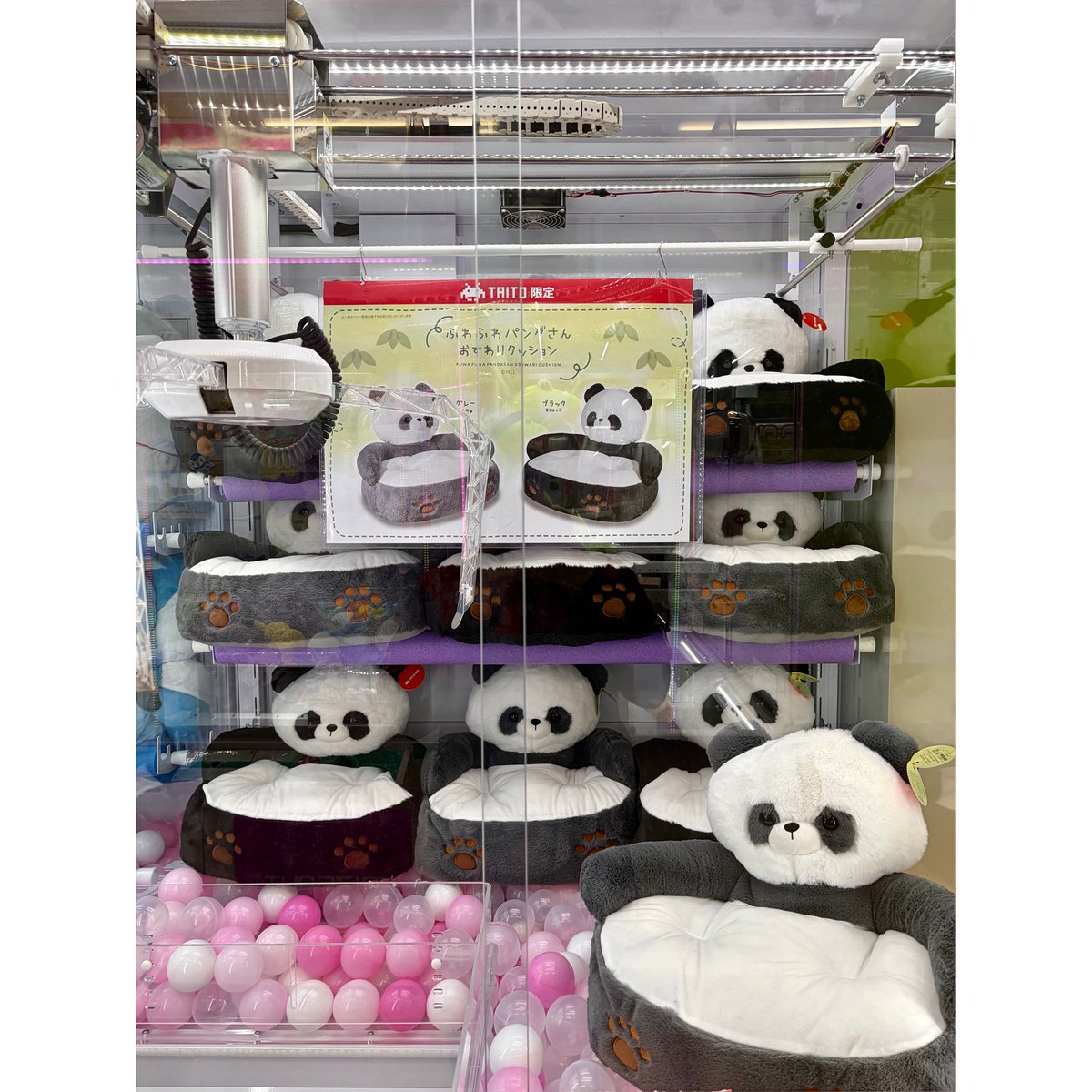 新景品情報🐼🎋 【 #ふわふわ #パンダ さん #おすわりクッション