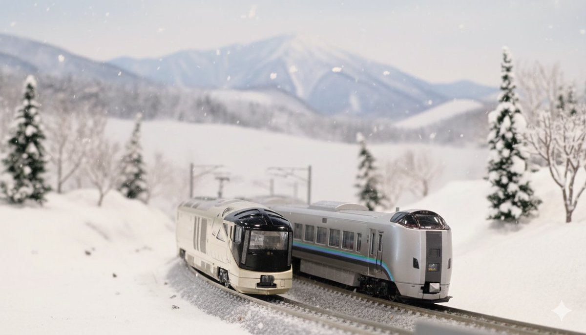 以前、友達とホビーセンターKATOで789系1000番台とE001形TRAINSUITE