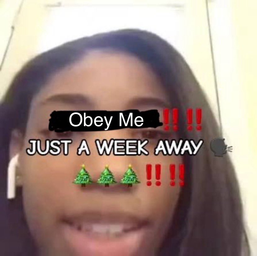 Can you believe it guys? Obey Me! Just a week away. Obey Me is in a week! Woohoo! I am so happy about this information