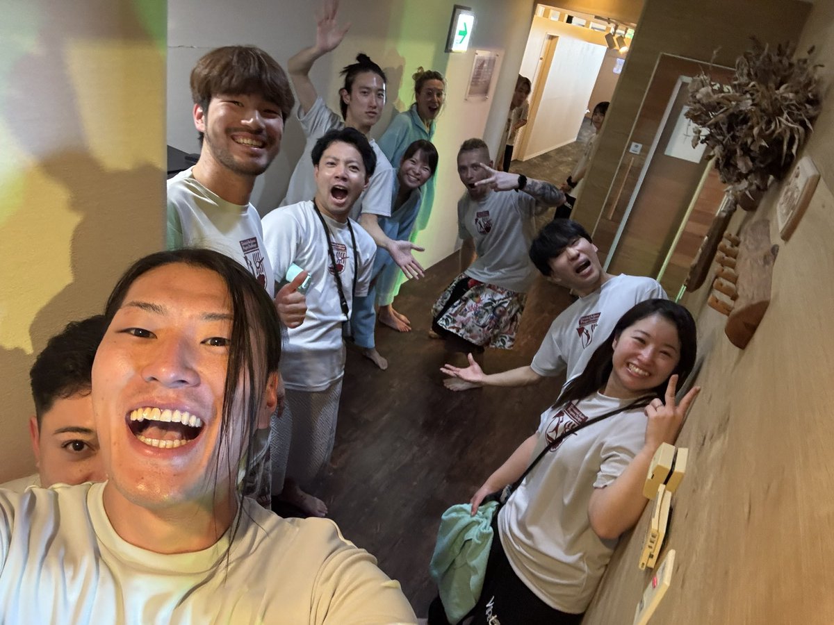 スカイスパ着！✈️

本日は…
＼Classical Aufguss Players Challenge✨／

前半戦が終わり、この後後半戦開始！！🔥