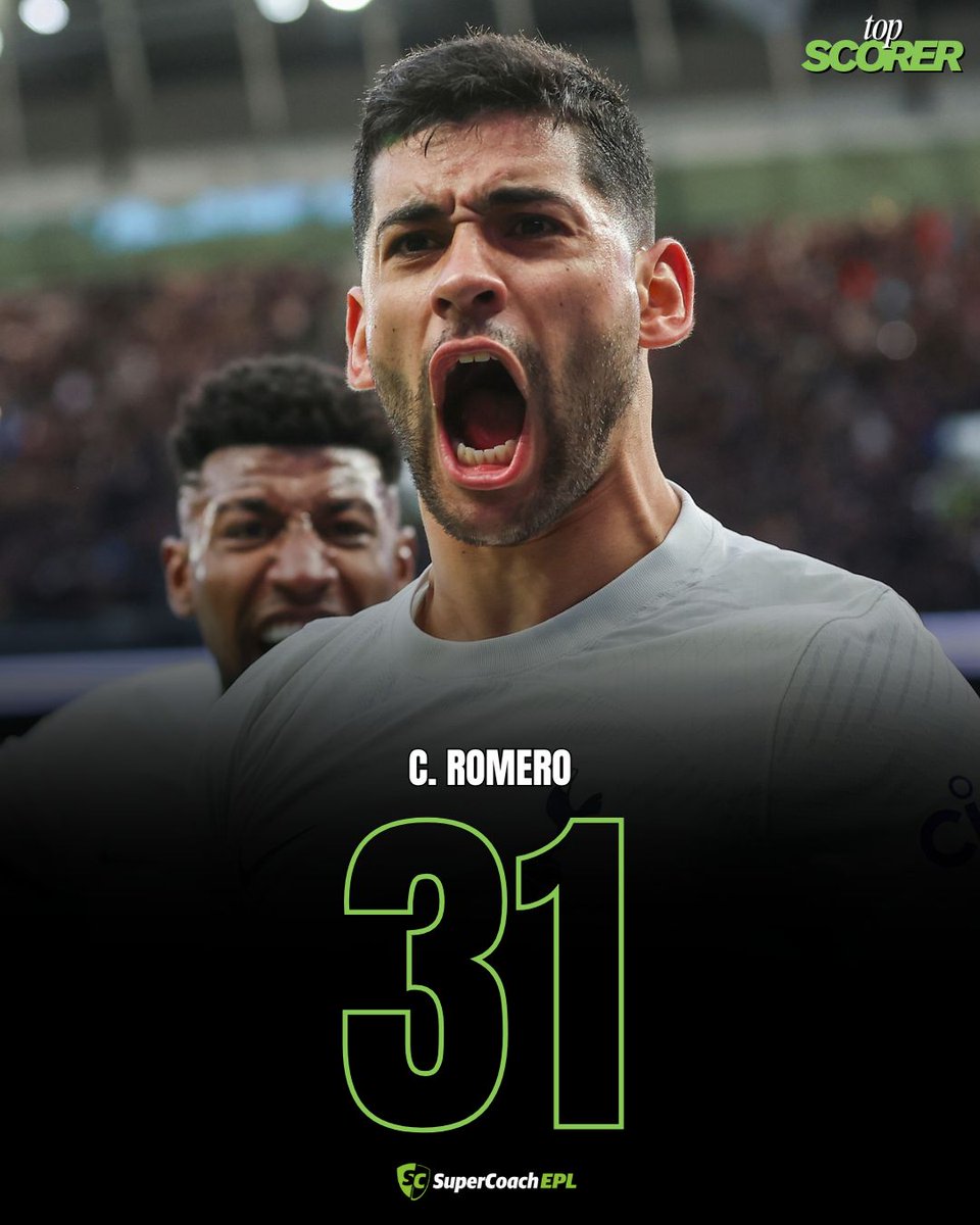 Your Week 14 Top Scorer 👀

Only 3.5% of coaches picked Romero.

#SuperCoach #EPL