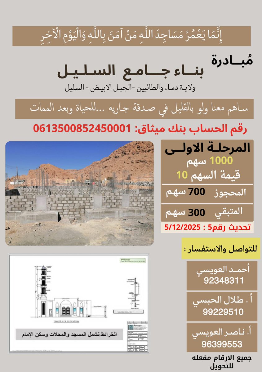 ﴿ وَما أَنفَقتُم مِن شَيءٍ فَهُوَ يُخلِفُهُ وَهُوَ خَيرُ الرّازِقينَ ﴾.. 
  نسأل الله أن يتقبل صدقاتكم  وأعمالكم، وأن يبارك في أموالكم وأرزاقكم... 
*#انشر_تؤجر بإذن الله تعالى
#صدقه_جاريه