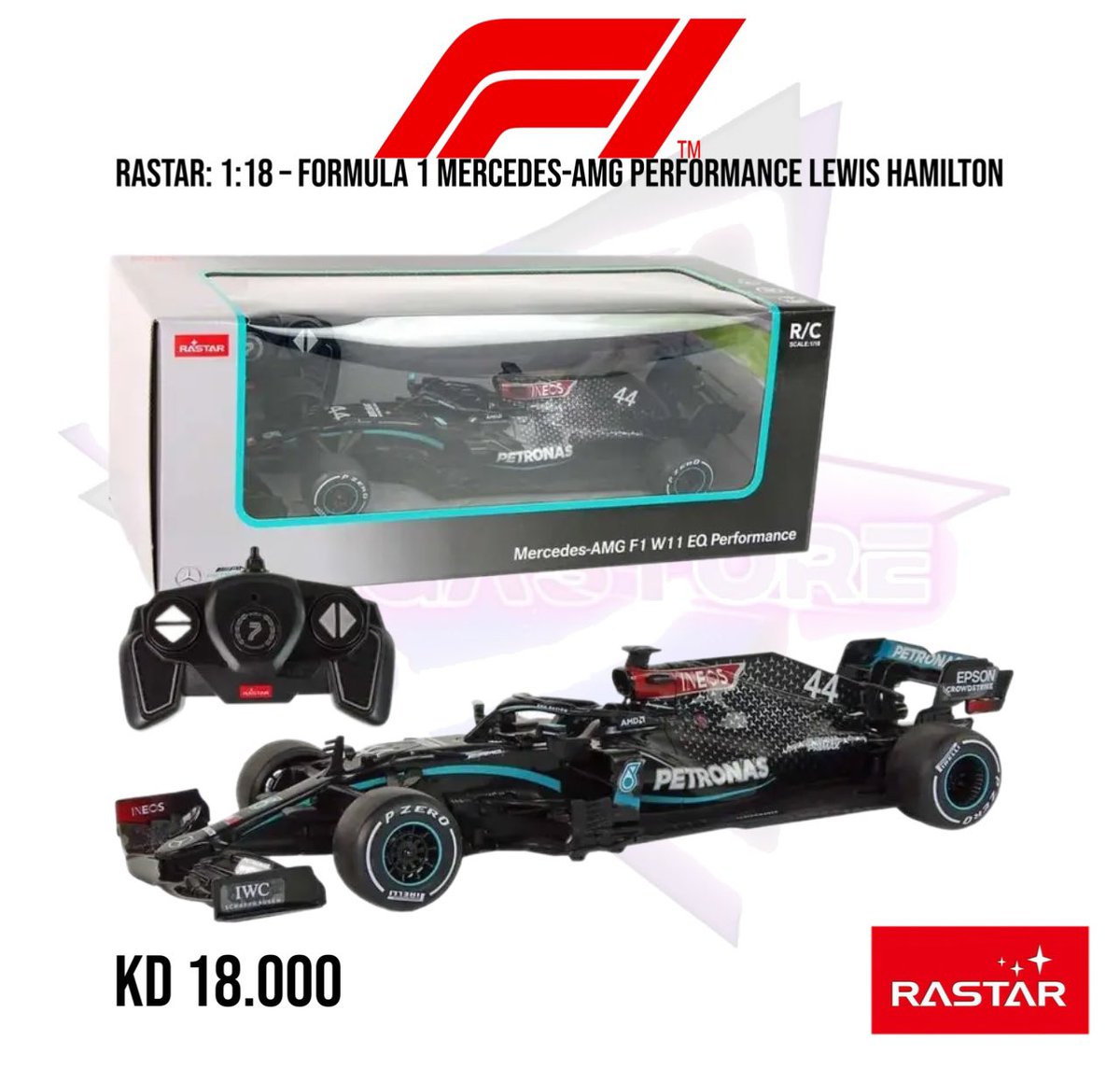 ADAMMEGASTORE's tweet photo. RASTAR: 1:18 – FORMULA 1 MERCEDES-AMG PERFORMANCE #LEWISHAMILTON https://t.co/dSQlne1EiJ