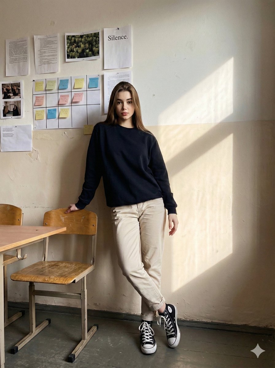 Sunlit Serenity: A Classroom Muse