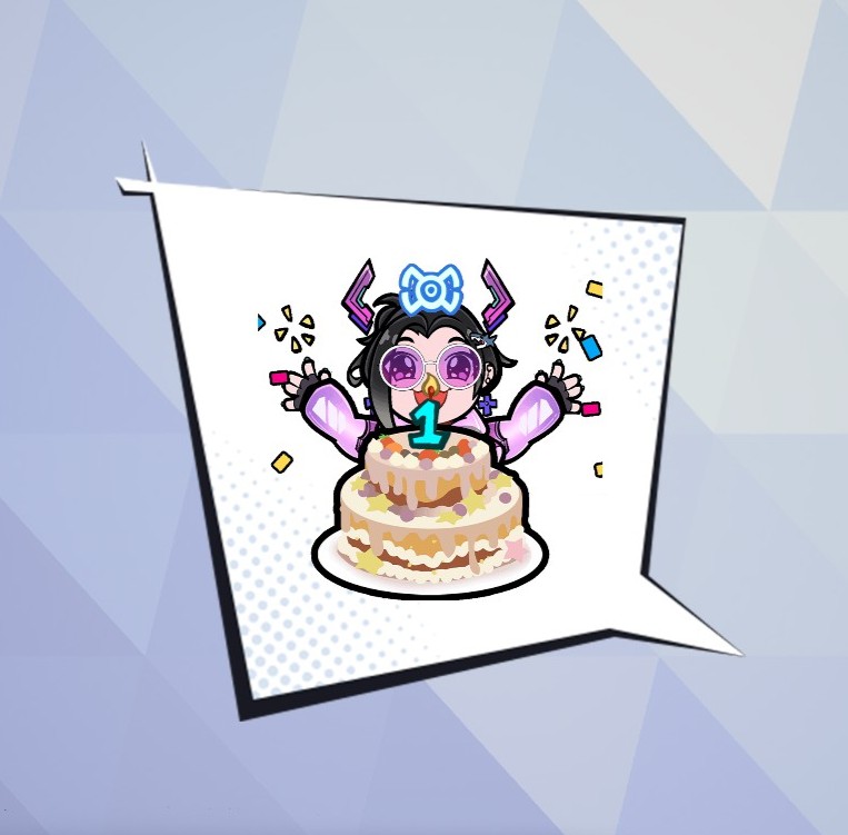 redrew the Galacta happy birthday emote as Taiga Aisaka (cause