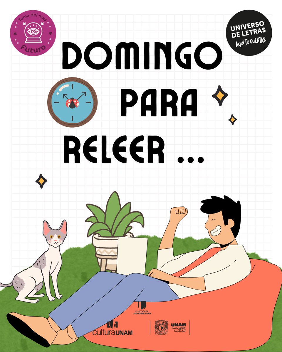 Releer es como el reencuentro con un viejo amigo, la posibilidad de encontrar nuevas pistas, por eso este domingo es para volver a leer ____________________