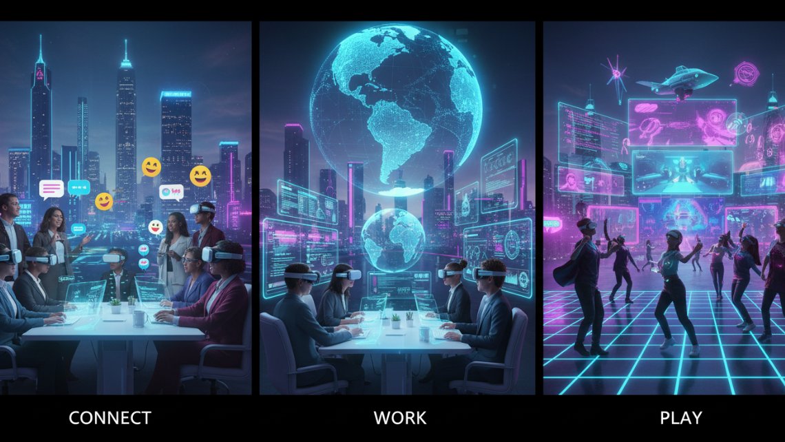 🌐 Step into the future with the #Metaverse! Discover how virtual worlds are transforming how we connect, work, and play. 🚀Dive into the full story here
🔗 quantumzeitgeist.com/stepping-into-…
#VirtualReality #Web3 #DigitalInnovation #TechTrends