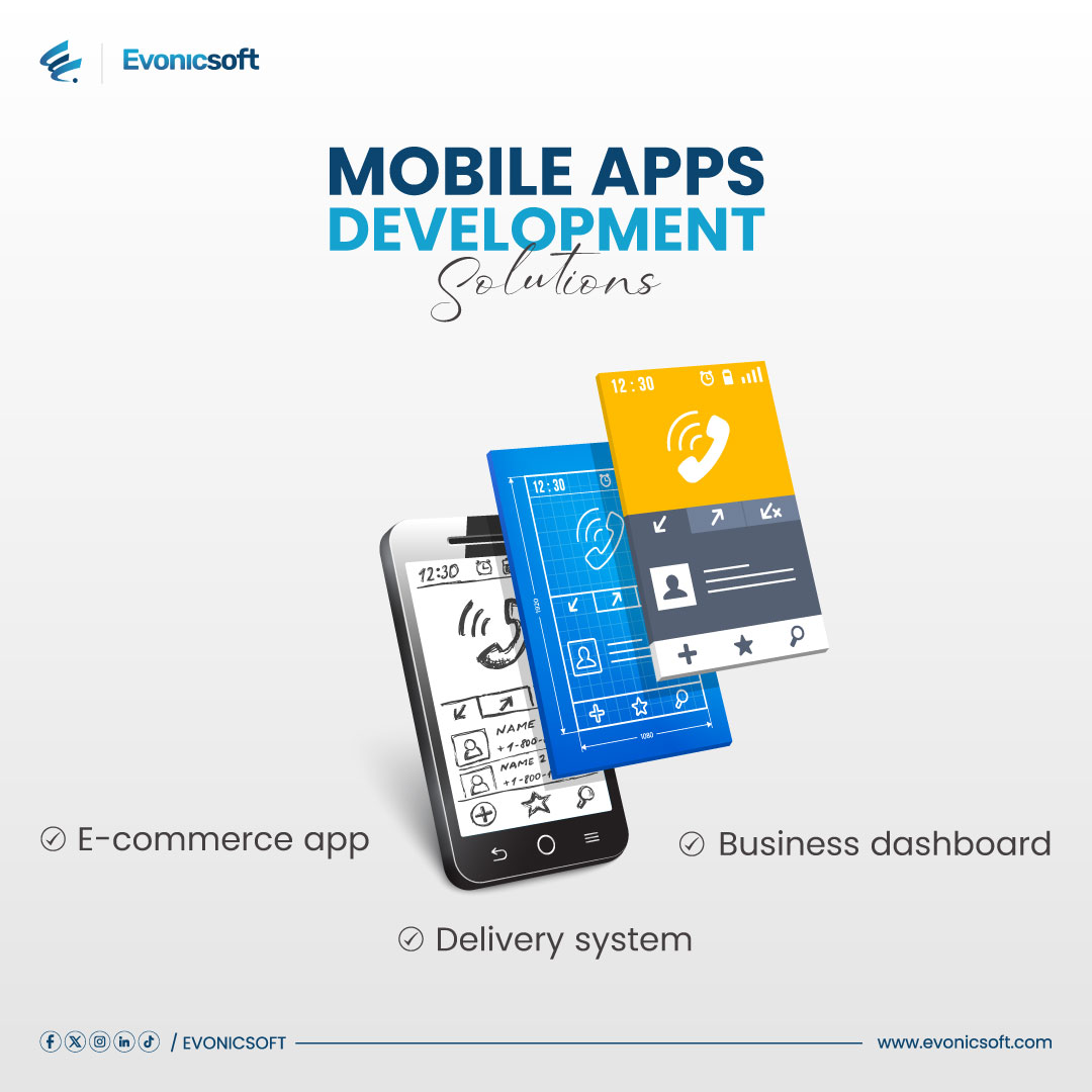 evonicsoft's tweet image. Mobile Apps Development Solutions
Your need an e-commerce app, a delivery system, a business dashboard, or a custom solution — we create apps that help brands grow smarter and move faster.
Let’s build the app your business deserves.
#AppDesign #UIUX #Evonicsoft #BusinessGrowth