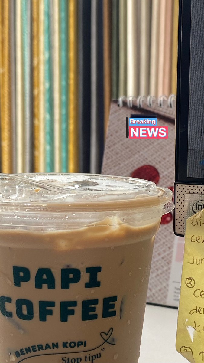 niatnya maw stop minum kopi, tp tiba tiba keinget kl bukan kopi siapa lagi yg bikin jantung berdebar setiap kali ak meminumnya☺️🤏🏼