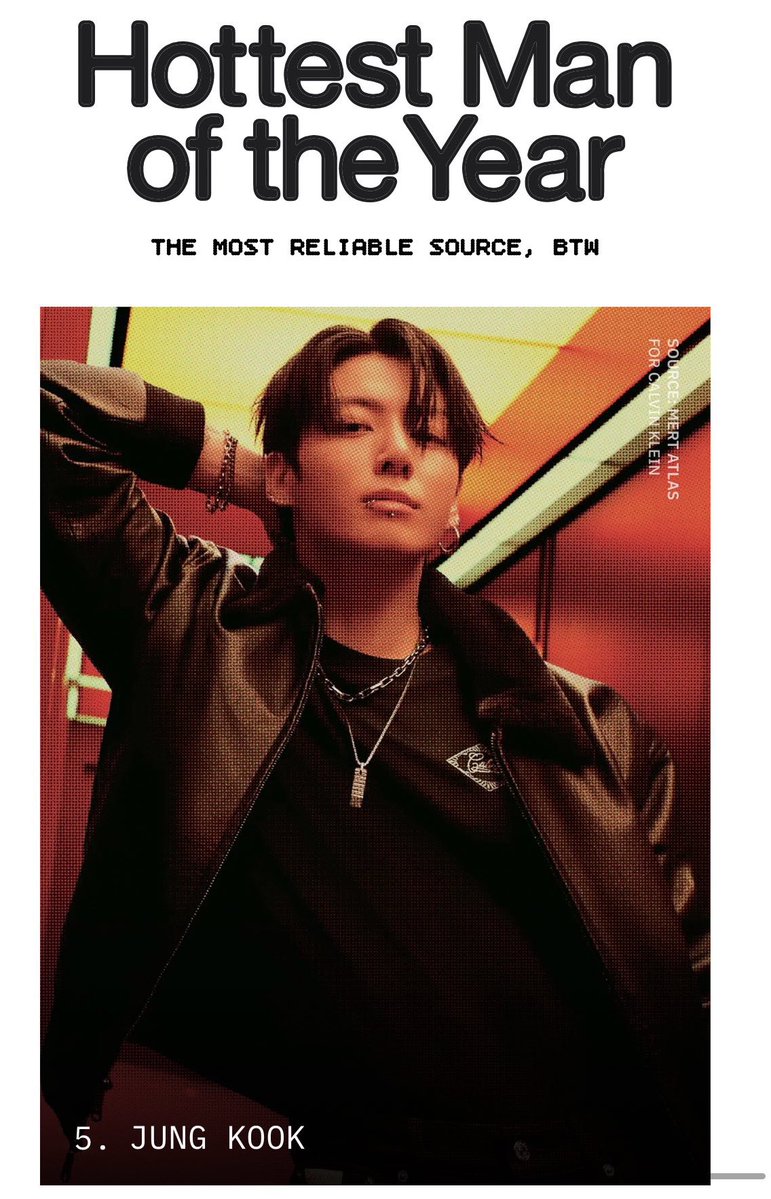 Grindr has officially named #Jungkook the 5th Hottest MAN Of THE
