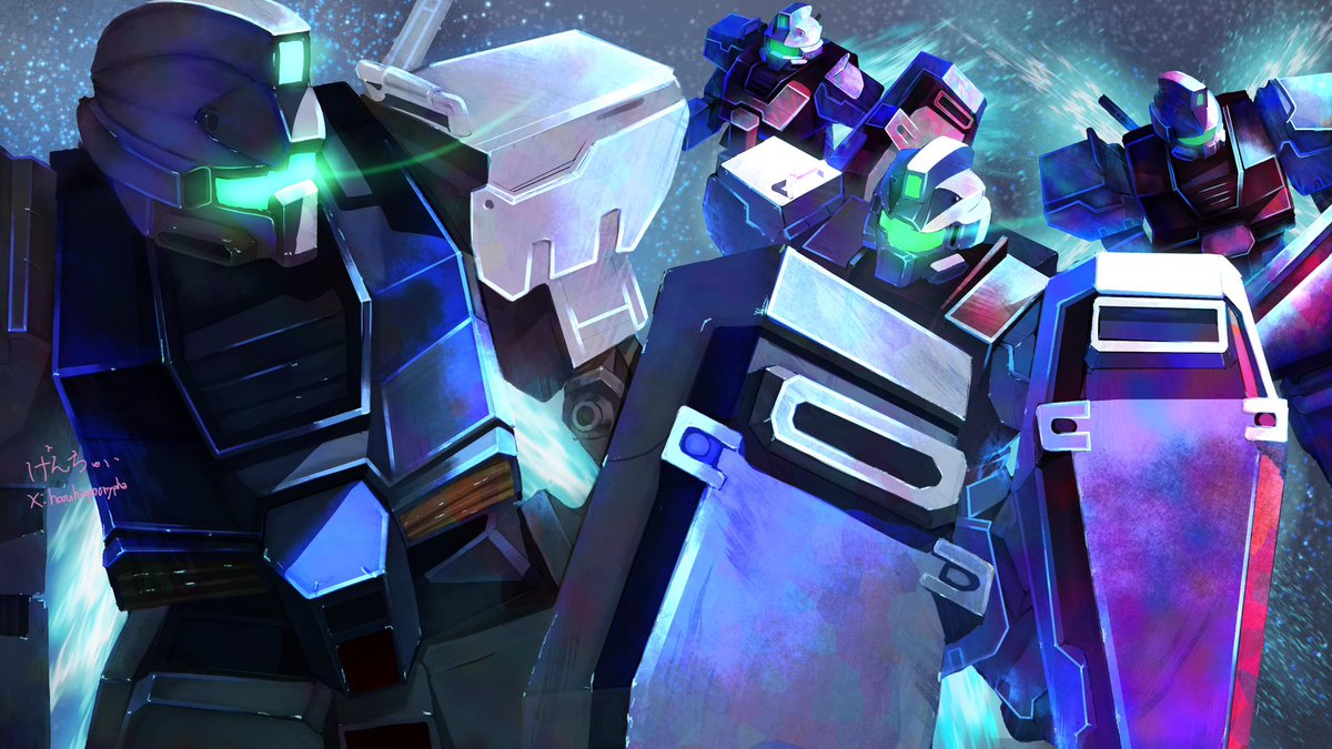 なんかむかし描いたジムが超かっこいいんで自慢する