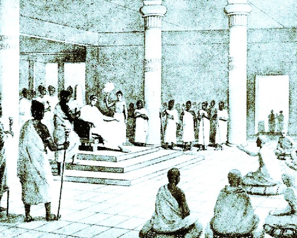 TheDailyPioneer's tweet image. The article argues that modern politics has lost ethical leadership and turned into spectacle. It contrasts today’s shallow governance with the Milinda Pañha, where King Milinda and monk Nagasena model humility, questioning and moral clarity — qualities missing in current…