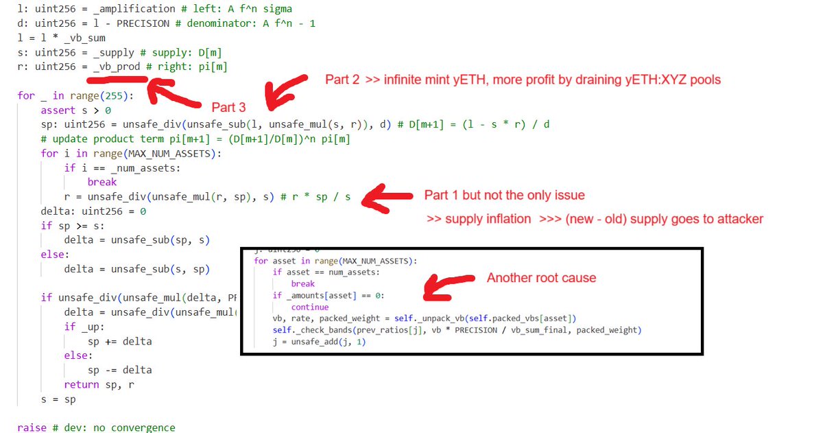 ok so we've also been analyzing the recent Yearn Finance exploit, and there's still more to dig into. We'll upload our post shortly.

cc/ <a href="/hklst4r/">Weilin (William) Li</a> <a href="/0xKaden/">kaden.eth</a> <a href="/SlowMist_Team/">SlowMist</a>