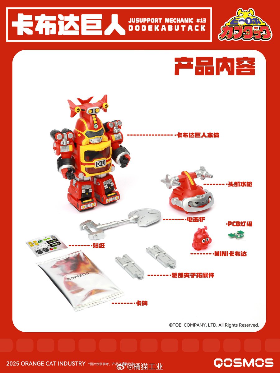 橘猫工業 QOSMOS #ビーロボカブタック「ドデカブタック」&「トンデモ