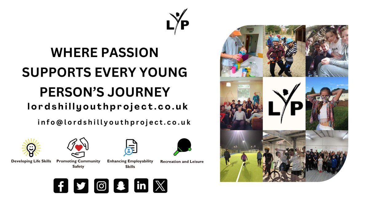 Our passion for young people is at the heart of everything we do at Lordshill Youth Project.
We’re proud to support, encourage and uplift young people across our community—helping them grow in confidence, develop new skills and feel empowered to shape their futures. 💙✨