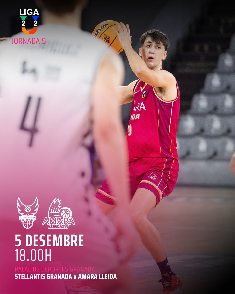📍 A GRANADA.
L’ #AmaraLleida juga un nou partit de la #LigaU 

El podeu veure en directe al Canal de Youtube
💻tuit.cat/tutee