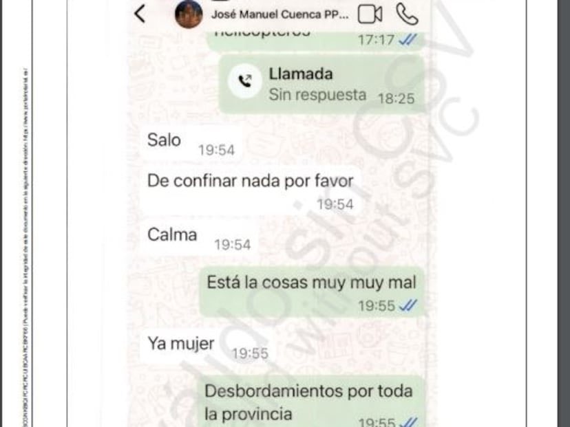 “Cojonudo”, “calma”. 

230 fallecidos y Mazón sigue siendo diputado autonómico (representante de la soberanía del pueblo valenciano).