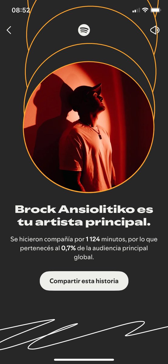 Me siento orgulloso de decir que <a href="/Brock1mc/">Brock Ansiolitiko</a> es mi artista principal en mi spotify desde hace 4 o 5 años ya