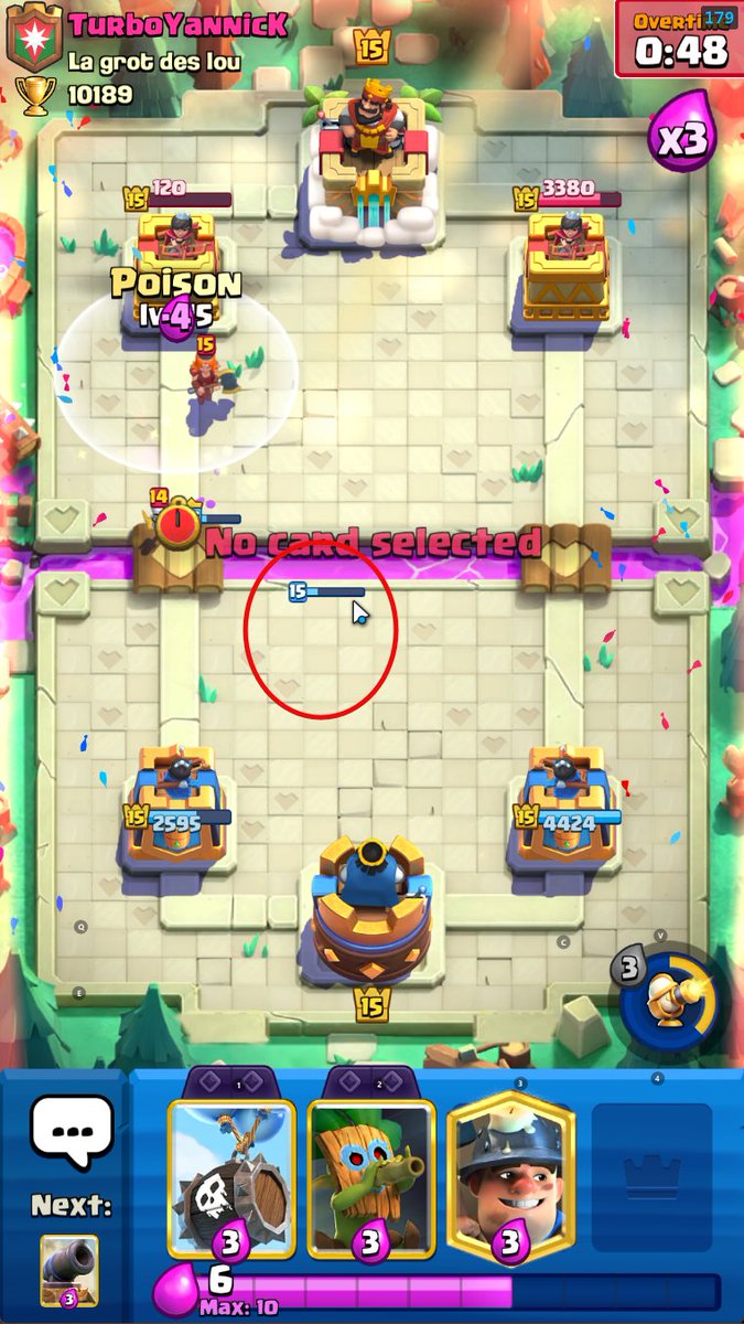 aglostical's tweet photo. @ClashRoyale #bug #clashroyale #clashroyalebug fix invisible hero, i got the best hero (or knight) for free but it's invisible. p.s i'm so glad i didn't get hero giant lol that's trash or mini pekka. https://t.co/1oJFHFDbXR