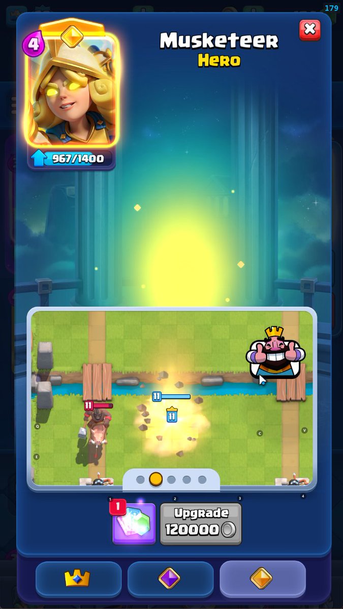 aglostical's tweet photo. @ClashRoyale #bug #clashroyale #clashroyalebug fix invisible hero, i got the best hero (or knight) for free but it's invisible. p.s i'm so glad i didn't get hero giant lol that's trash or mini pekka. https://t.co/1oJFHFDbXR