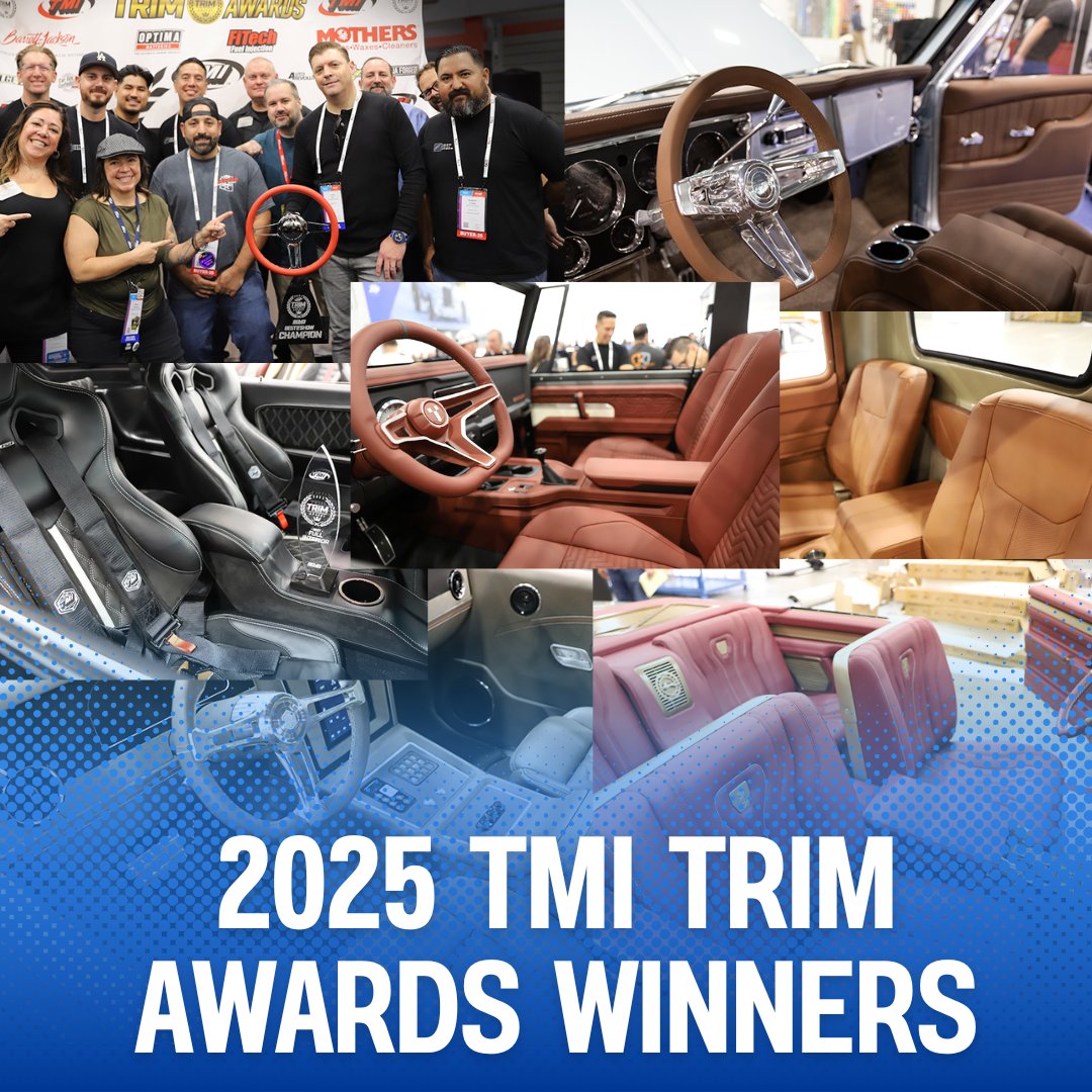 🚗✨The 2025 TMI TRIM Awards highlight the builders and fabricators redefining interior design across the industry. From Scouts to Camaros to C10s, this year’s winners delivered serious innovation.🏆
#SEMA2025 #AutomotiveNews
