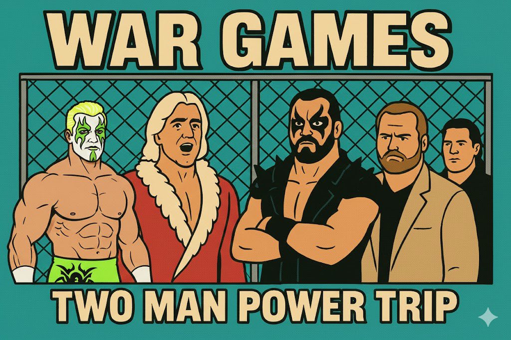 TwoManPowerTrip's tweet photo. TMPT’s Special Feature episode is a Top 10 #nwa #wcw #wwe #wargames matches show. Host John Poz will talk #wwe #wcw #nwa #nxt #HulkHogan #sting #ricflair #dustyrhodes and much more

https://t.co/VK4rr3OvJQ https://t.co/MyNBjHwU4p