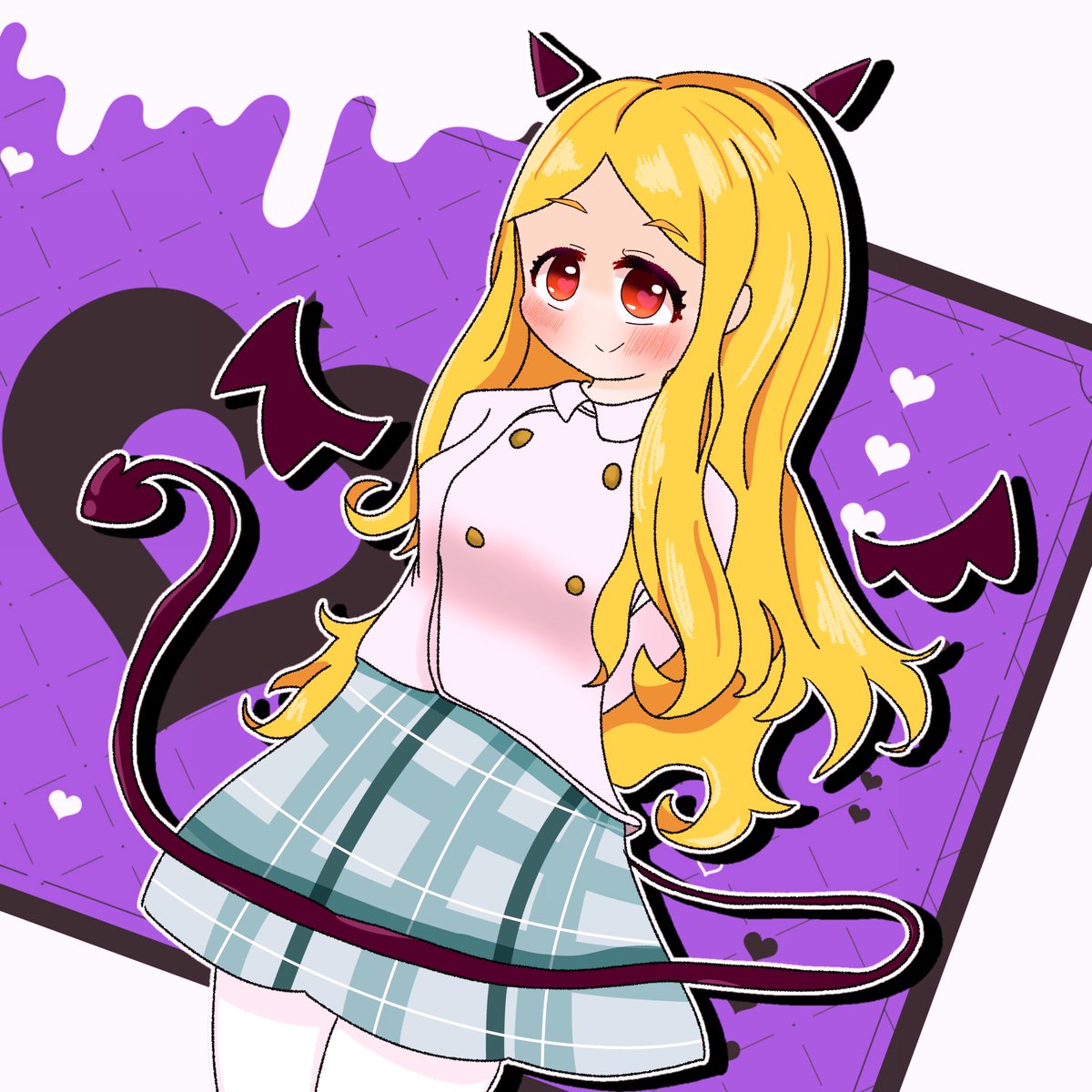 小悪魔？な聖ちゃん😈🌕
#望月聖
#満月だから望月聖