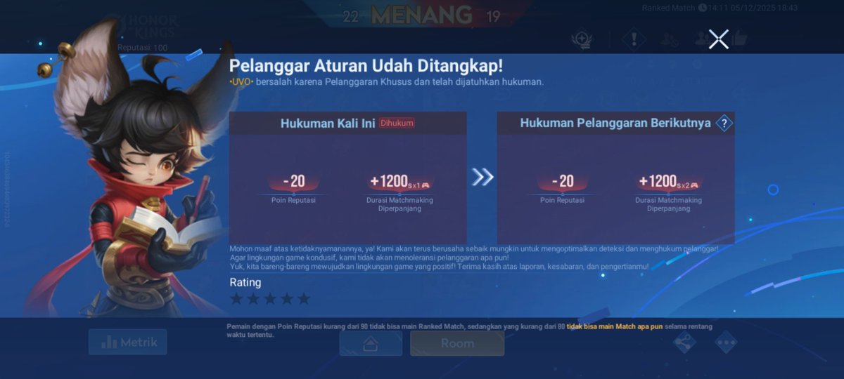 Abis ngereport musuh yg afk, ngeri coiii -20 😂