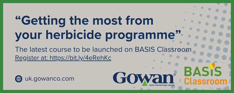 GowanUK's tweet photo. LAST CHANCE to complete the @BASISRegLtd Classroom course on getting the most from your herbicide programme! https://t.co/dMfT02Olku