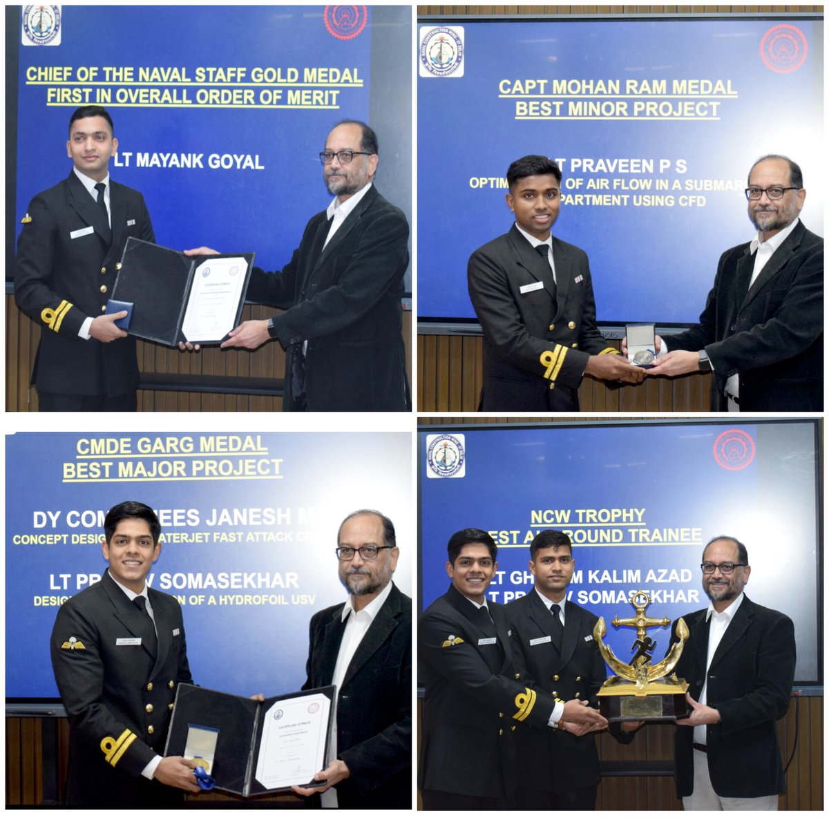 indiannavy's tweet image. 22 #IndianNavy officers &amp;amp; 01 @IndiaCoastGuard officer graduated from @iitdelhi's PGDIIT (NC) course from Naval Construction Wing on #04Dec 25. 

Prof Arvind K Nema, Deputy Director (Operations), IIT Delhi, was the Chief Guest for the Valedictory ceremony and felicitated the