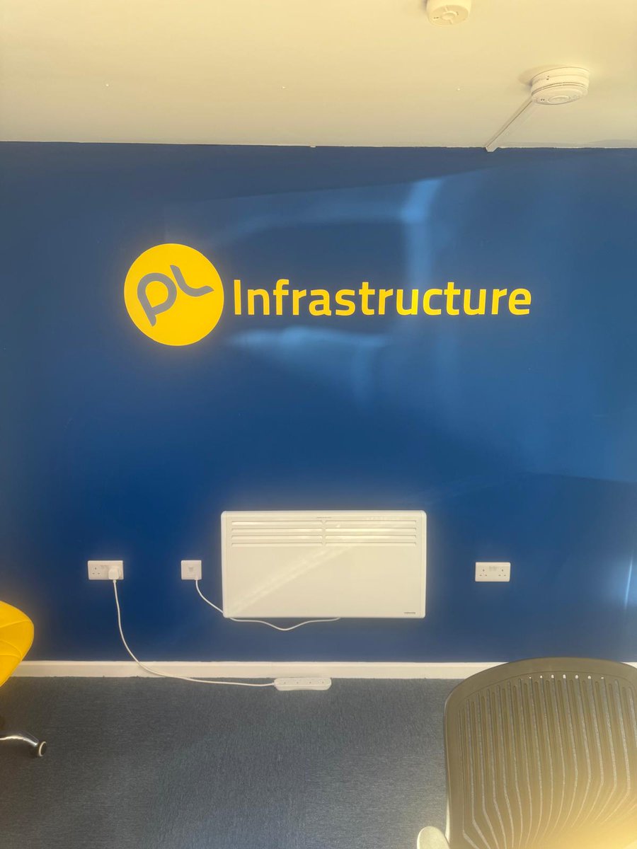 We’ve just installed a new directional sign on the fence at PL Infrastructure, alongside a very large office sign and vinyl lettering on the office walls.

Clear, professional, and easy to navigate - signage that really works for your business.