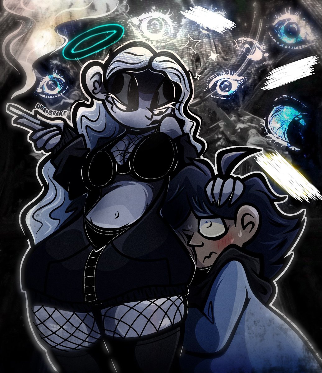 ForGodsShake's tweet photo. PURGATORY 🌕🌗🌑

(OC: Maliki &amp; Selena)

[💚 #art #drawing #gothicgirl #artistintwitter #oc #gothoc #ocshake_ 💚] https://t.co/TJAoaUt4vf