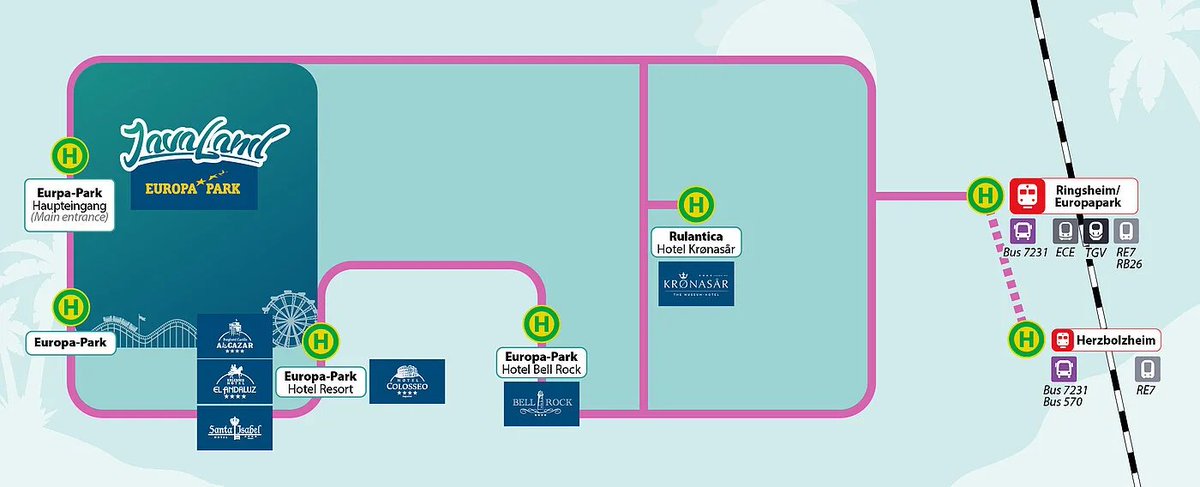 JavaLandConf's tweet image. We are pleased to share with you today the travel plan for your journey to and during #JavaLand 2026. 

🚌 Head this way to find out how to get to #JavaLand 2026 at Europa-Park! Spoiler alert: it&apos;s easier than you might think! scomp.ly/Jga1dNl