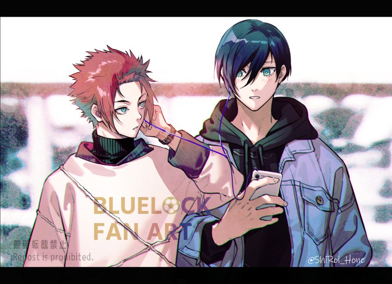 monokuro_kit's tweet photo. ブルロの凛冴再録本出す予定
今までの同人と、WEB再録と、カラーのイラストはモノクロになるけど全部収録した１冊 https://t.co/RHGgg3Sny7