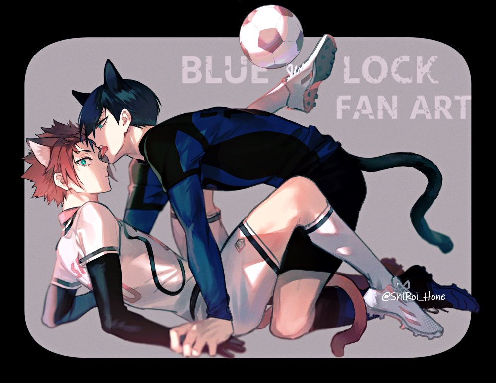monokuro_kit's tweet photo. ブルロの凛冴再録本出す予定
今までの同人と、WEB再録と、カラーのイラストはモノクロになるけど全部収録した１冊 https://t.co/RHGgg3Sny7
