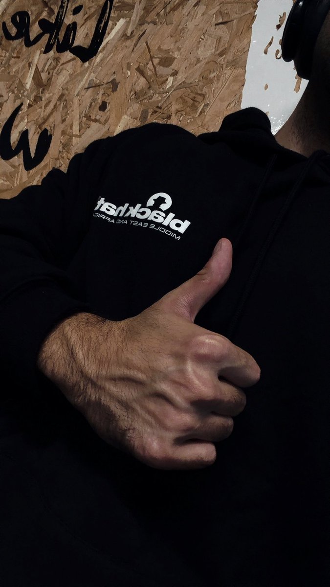 Nice hoodie, thx! #BHMEA25