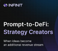 abcrypto12345's tweet photo. Turning DeFi knowledge into income is now easier.

 Create strategies with prompts and earn creator fees.

Researchers, analysts, and DeFi users anyone can become a strategy creator.

@Infinit_Labs https://t.co/GEJarMafYb