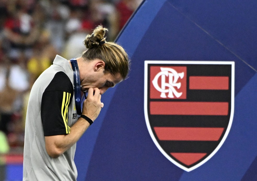Acordei pensando uma parada sobre o Flamengo do Felipe Luis.

Até o dia 21/12/2025 o Flamengo é o atual campeão de todas ligas sul-americanas que participou. 

Copa do Brasil, Brasileirão, Estadual e Libertadores. 

E vamos chegar lá no Catar com tudo isso de taça no bolso...