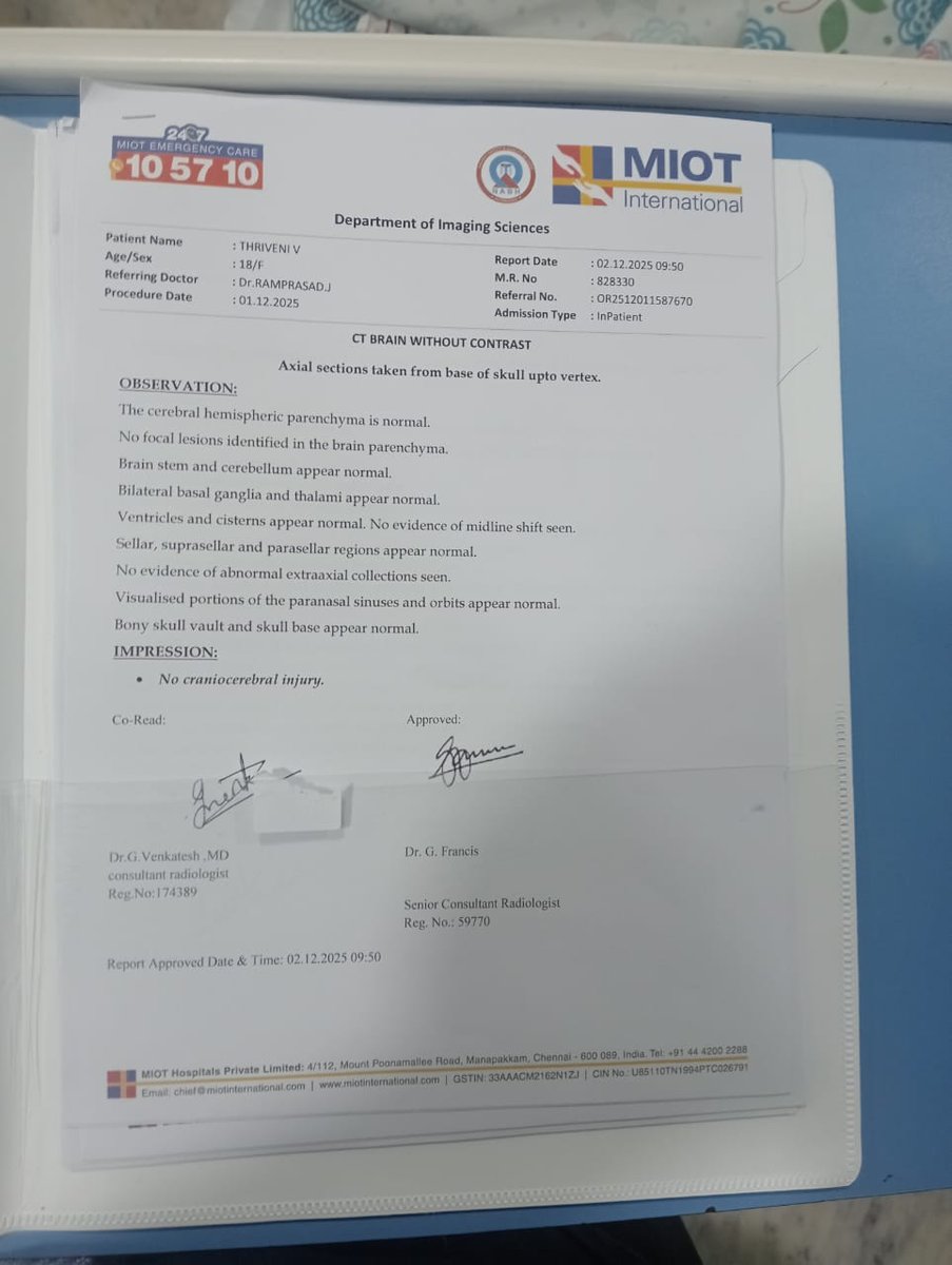 ராணிப்பேட்டை சட்டமன்றத் தொகுதி பொறுப்பாளராக இருக்கிற தம்பி மோகன், அவரின் மனைவி புவனா ஆகியோருக்கு கடந்த 1-12-2025 அன்று வாகன விபத்து ஏற்பட்டது. 

தம்பி மோகன் அவர்களின் மனைவிக்கு வலது கால் அறுவை சிகிச்சை செய்து அகற்ற வேண்டும் என்ற நிலை ஏற்பட்டுள்ளது. மியாட் மருத்துவமனையில்