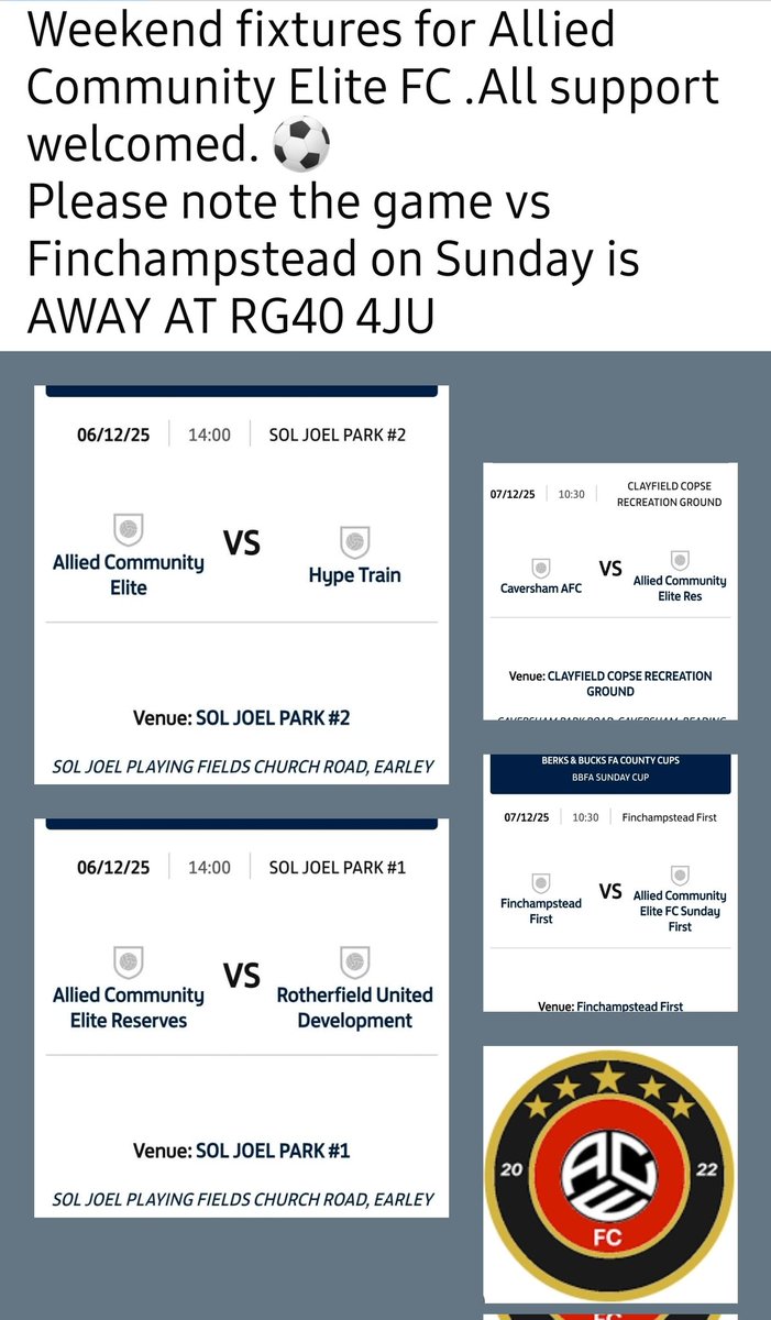 Allied Community Elite FC (@fcalliedelite) on Twitter photo 