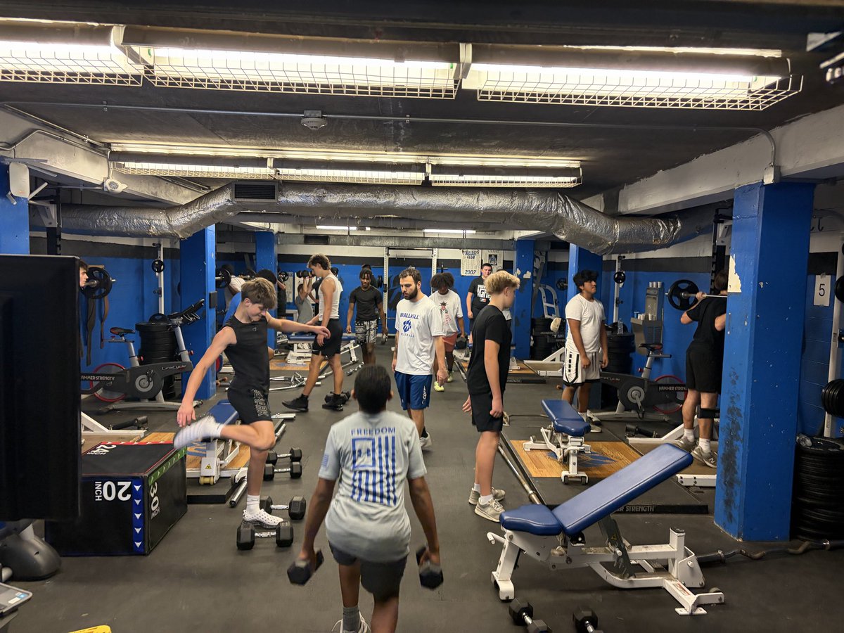 WallkillFB's tweet image. Boys were in at 5:50AM this morning getting after it.

Next season will be here fast!

HAIL TO WALLKILL!
